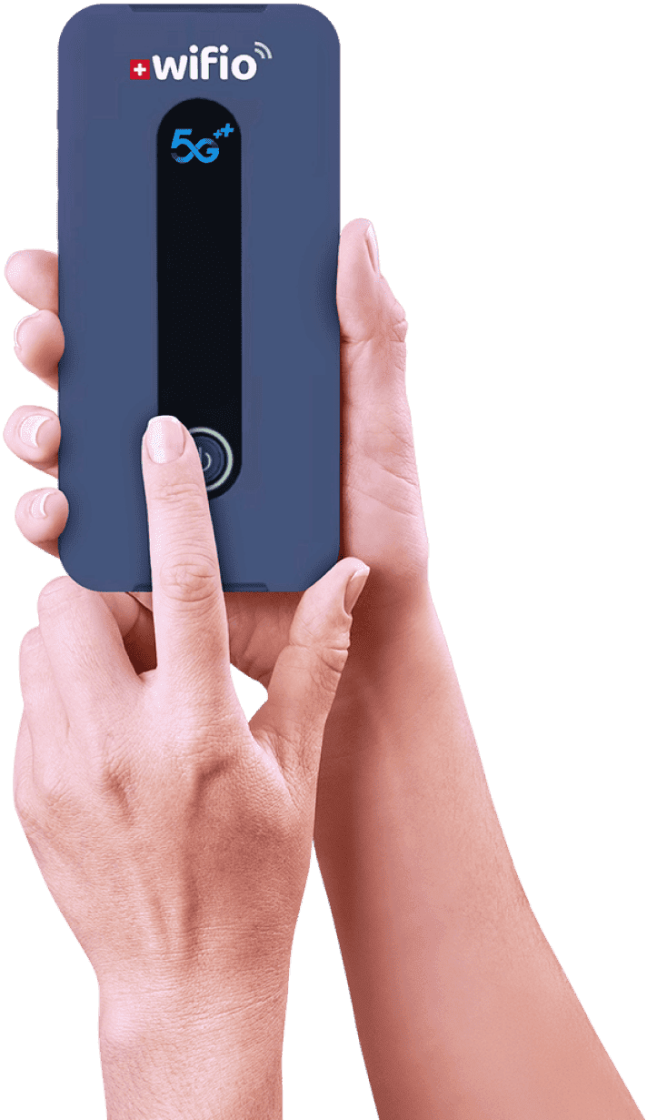 wifio pocket wifi switzerland, europe, global, eSim and best portable wifi with unlimited 5G data